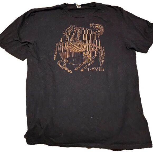The Mars Volta X-Ray Stallions Graphic Black Unisex T-Shirt Crew Neck Music Tee - Picture 1 of 7